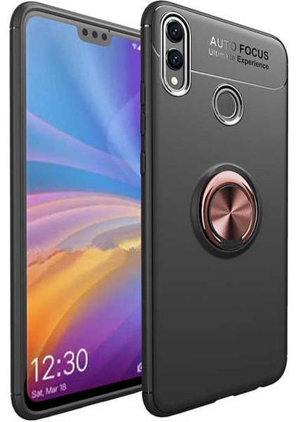 Huawei Honor 8c Kılıf Metal Yüzüklü Standlı Yumuşak Ravel Silikon Kapak modelleri