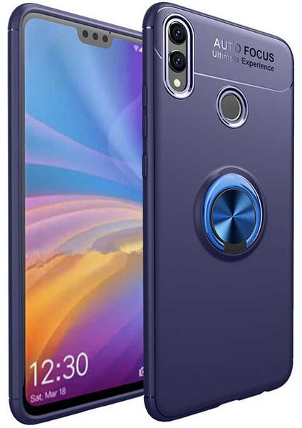 Huawei Honor 8c Kılıf Metal Yüzüklü Standlı Yumuşak Ravel Silikon Kapak fırsatları