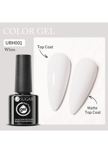 Ur Sugar Beyaz Kalıcı Oje 7 ml URH001 White