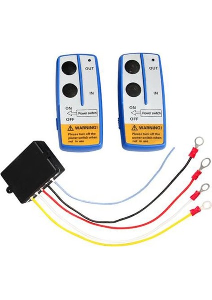 Kablosuz Vinç Uzaktan Kumanda Anahtarı - Mavi (Yurt Dışından)