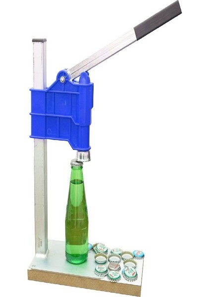 Kaapak Kapatma Aleti Soda Gazoz Kapağı Kapama Makinası Mavi