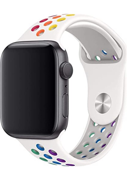 Samsung Galaxy Watch 4 Classic 42MM Için Delikli Silikon Kordon Kayış - KY12