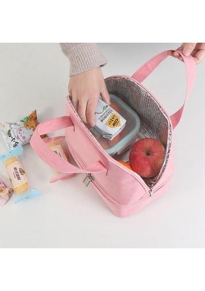 Öğrenciler Taşınabilir Çok Fonksiyonlu Öğle Yemeği Çantası Çift Katmanlı Yalıtım Çantası Yalıtımlı Termal Gıda Öğle Yemeği Kutusu Çantası | Öğle Yemeği Çantalar modelleri