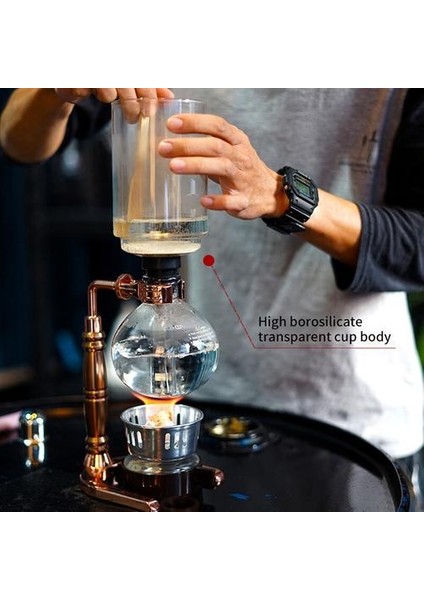 Sifon Tencere Kahve Su Isıtıcısı Pot Set Filtre Sifon Kahve Makinesi Çay Sifon Isıya Dayanıklı Ev Pot Kahve Sifon Makinesi | Kahve Kapları