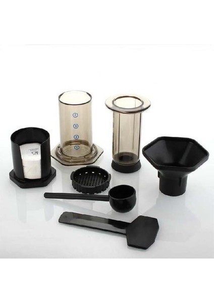 Yeni Filtre Cam Espresso Kahve Makinesi Taşınabilir Cafe Fransız Basın Aeropress Makinesi Için Cafecoffee Pot A69D | Kahve Kapları