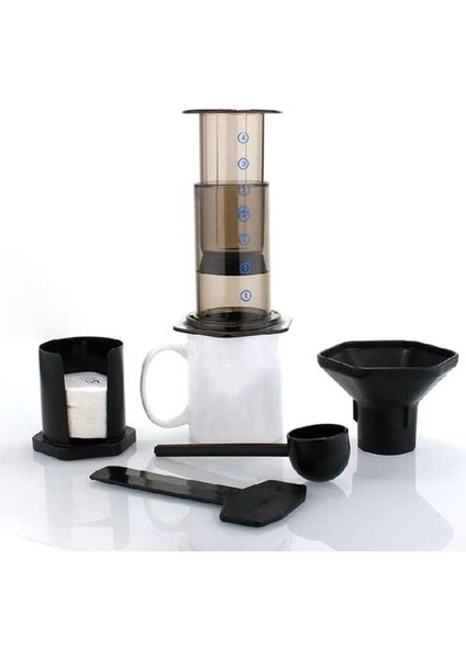 Yeni Filtre Cam Espresso Kahve Makinesi Taşınabilir Cafe French Basın Aeropress Makinesi Için Cafecoffee Pot | Kahve Kapları