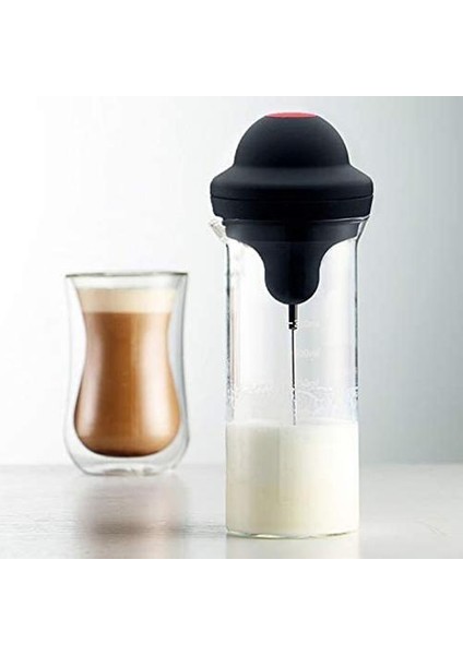 Süt Frother Elektrikli Köpük Kahve Köpük Makinesi Süt Sallamak Mikser Pil Süt Froother Sürahi Kupası | Sütlüler
