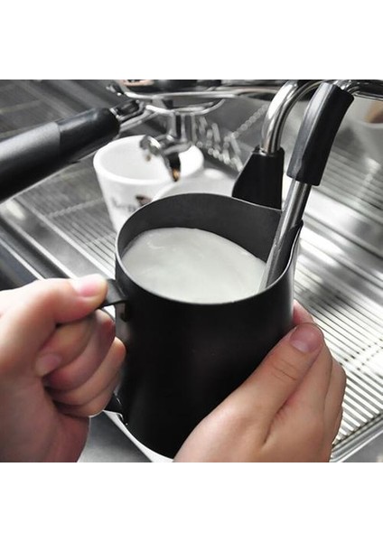 1 Adet Yapışmaz Paslanmaz Çelik Espresso Kahve Sürahi Barista Zanaat Kahve Süt Sürahi Frothing Sürahi