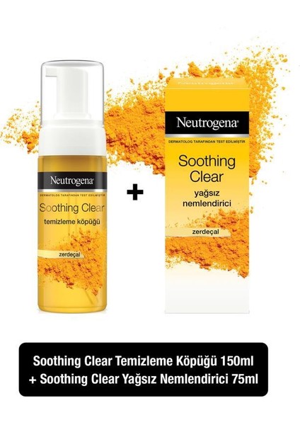Soothing Clear Köpük 150 ml + Nemlendirici 75 ml