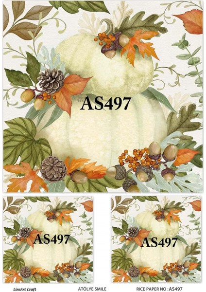Atölye Smile AS497 Pirinç Dekopaj 30X42