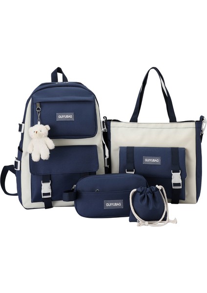 4 Parça Öğrenci Sırt Çantası (Yurt Dışından)