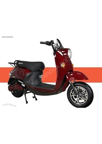 Vs2 Kırmızı Elektrikli Motosiklet