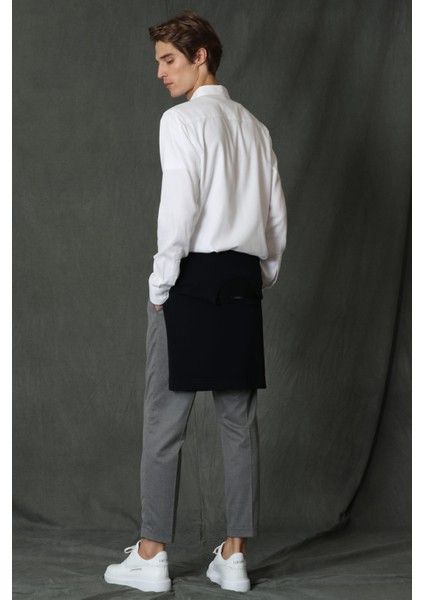 Vıana Erkek Basic Gömlek Comfort Slim Fit Siyah