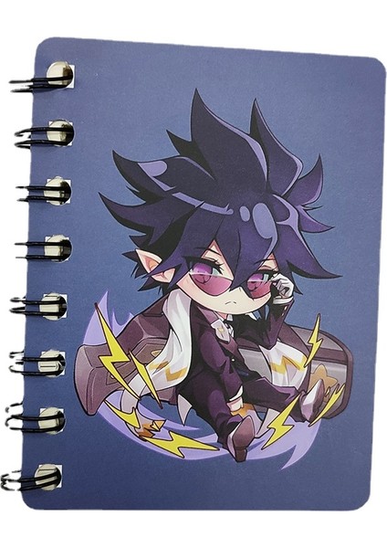 Spiral Günlük Yaratıcı Küçük Defterler Anime Çevre Kırtasiye Mini Bobin Kitap (Yurt Dışından)