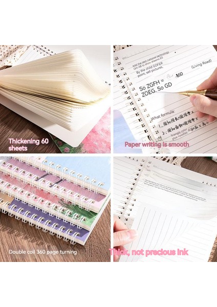 Yağlı Boya Bobin Defter A5 Defter Öğrenci Defteri Yüksek Değerli Manzara Sınıf Defteri Kalınlaştırılmİş Spiral Defter (Yurt Dışından) fiyatları