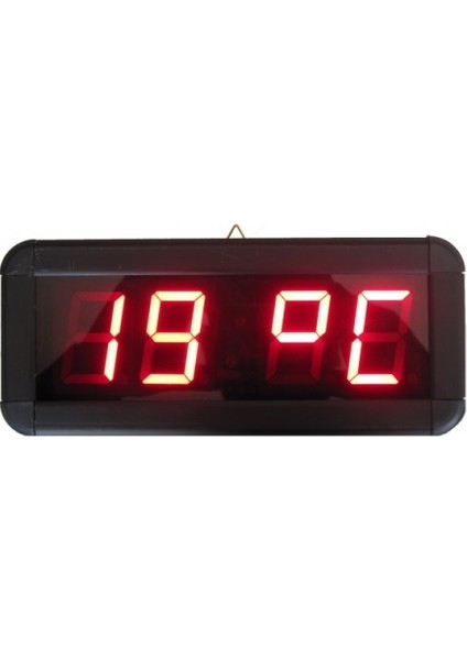 Sanec Displayli Dijital Saat (Kasa: 7X17 cm - Kırmızı)