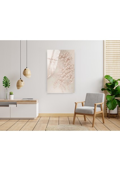 Doğal Renkli Ağaç Temperli Cam Tablo Duvar Büyük Modern Duvar Sanatı Ofis Ev Dekorasyonu Doğa Sanatı fiyatları