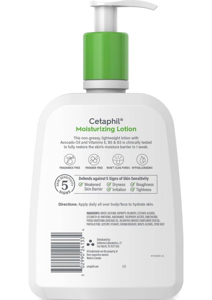 Cetaphil Yüz ve Vücut Için Nemlendirici Losyon 473ML