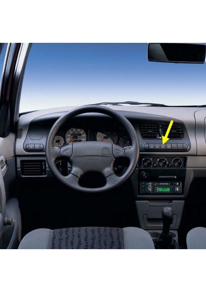 Vw Volkswagen Caddy 1997-2001 Arka Sis Lambası Düğmesi Şalteri 6U0941733A modelleri