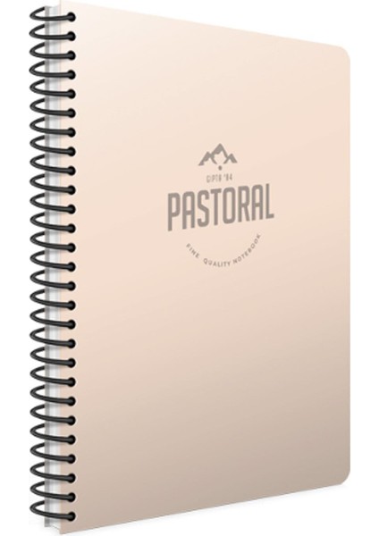 Pastoral A4 72 Yaprak Kareli Spiralli Defter