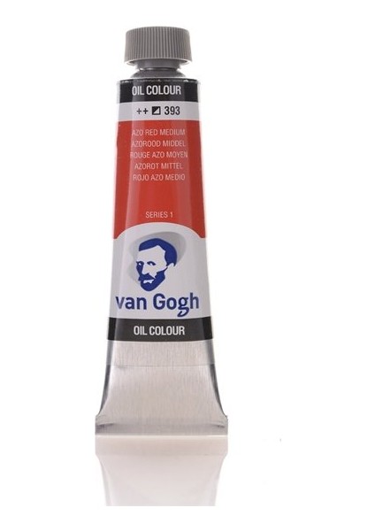 Yağlı Boya 40ML 393 Azo Red Medium