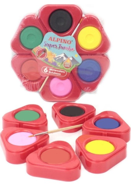 Aq-05 Super Jumbo Suluboya 6'lı