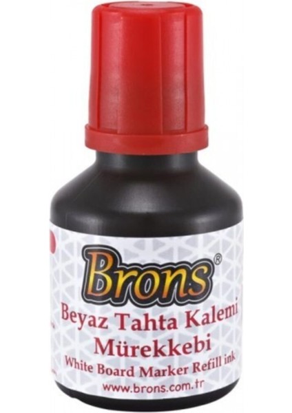 Tahta Kalem Mürekkebi Kırmızı 30 cc BR-352