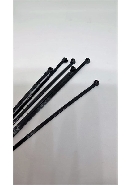 Metal Dilli Kablo Bağı 140x3,6 Siyah Uv