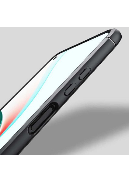 Xiaomi Redmi Note 9 5g Kılıf Metal Yüzüklü Standlı Yumuşak Ravel Silikon Kapak