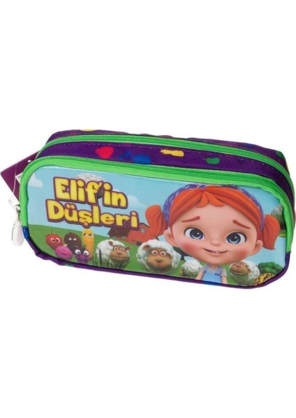 Elif'in Düşleri Kalem Çantası Çift Göz