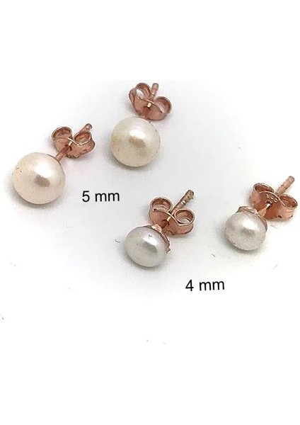 Gümüş 1 Çift Doğal Inci Küpe NZ14256T fiyatları