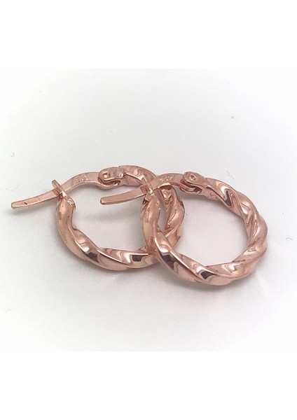 Gümüş 1 cm Lik Burgu Gümüş Halka Küpe DY85E2 fiyatları