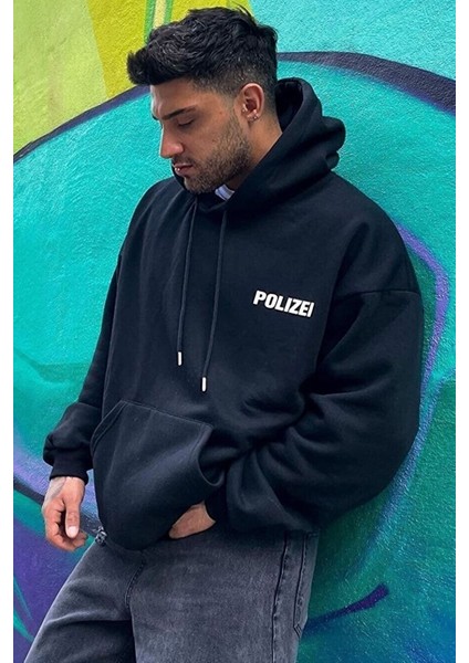 Polizei Sırt Baskılı Sweatshirt modelleri