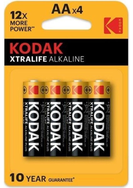 Siyah Xtralife Alkalin 4'lü Alkalin Kalem Pil MN1500