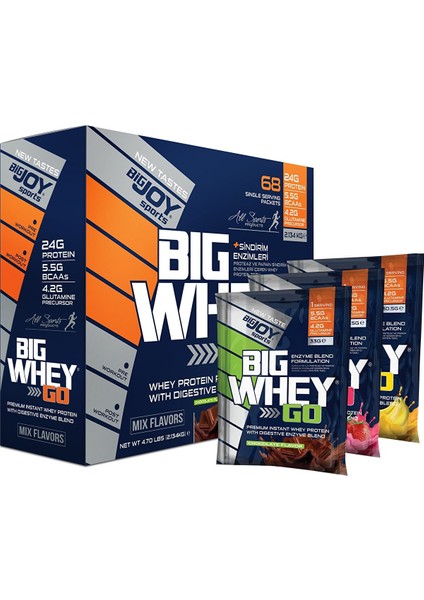 Bigjoy Sports Bıgwheygo Whey Protein Mix Aroma 68 Servis