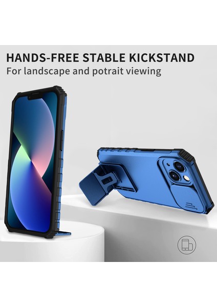 Xiaomi Redmi Note 8 İçin Kamera Korumalı Pc + Tpu Telefon Kılıfı - Mavi (Yurt Dışından) modelleri