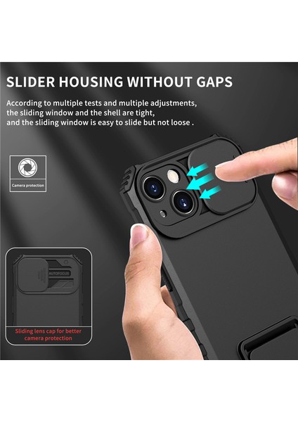 Xiaomi Redmi Note 8 İçin Kamera Korumalı Pc + Tpu Telefon Kılıfı - Siyah (Yurt Dışından) fırsatları