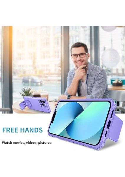 Xiaomi Redmi Note 8 İçin Kamera Korumalı Pc + Tpu Telefon Kılıfı - Mor (Yurt Dışından) modelleri