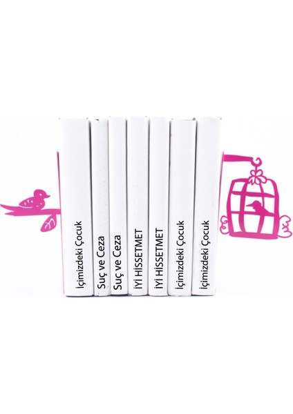 Kuş Kafesi Metal Kitap Tutucu 2'li Takım fiyatları