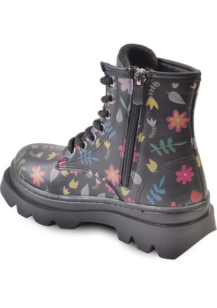 Kız Çocuk Botu Antibakteriyel Polar Astarlı Yandan Fermuarlı Esnek Tasarım modelleri