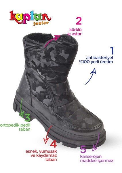 Kürklü Kız Çocuk Botu Fgmk 4820
