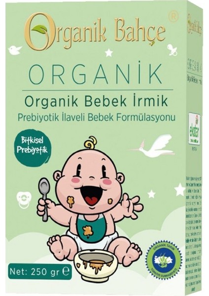 Organik Bebek Irmik 250 G