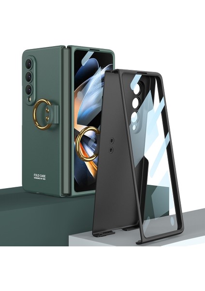 Samsung Galaxy Z Fold4 Mavi Için Ring ile Ultra Ince Kasa (Yurt Dışından)