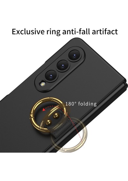 Samsung Galaxy Z Fold4 Mavi Için Ring ile Ultra Ince Kasa (Yurt Dışından)