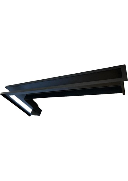 Şömine Menfezi Sol Köşe 70 x 40 cm Siyah fırsatları