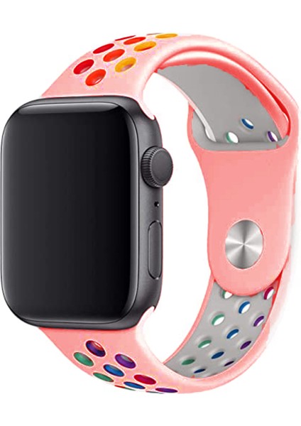 Samsung Galaxy Watch Active 2 46 mm Için Delikli Silikon Kordon Kayış - KY13