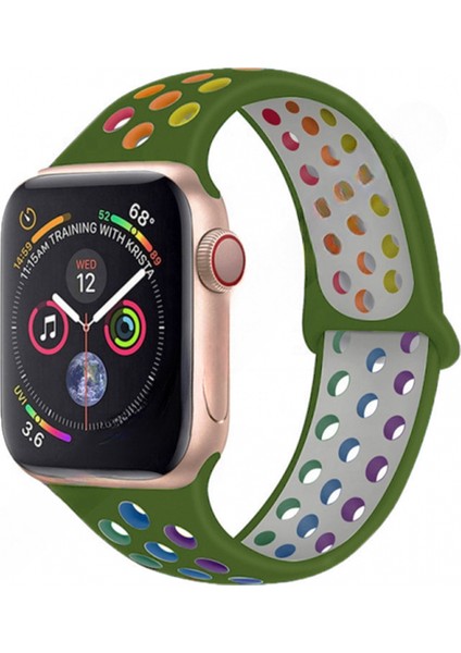 Samsung Galaxy Watch Active 2 46 mm Için Delikli Silikon Kordon Kayış - KY13 fiyatları