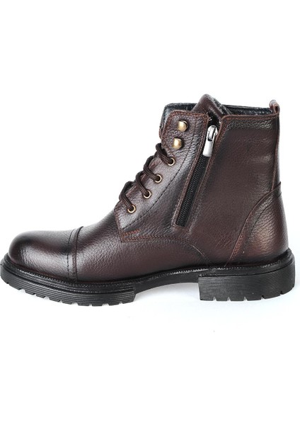 1453 Termal Kürklü Erkek Kışlık Deri Bot modelleri