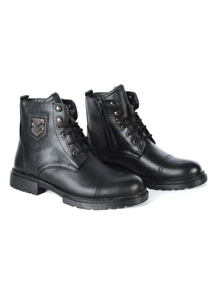 1453 Termal Kürklü Erkek Kışlık Deri Bot