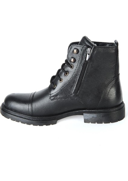 1453 Termal Kürklü Erkek Kışlık Deri Bot modelleri